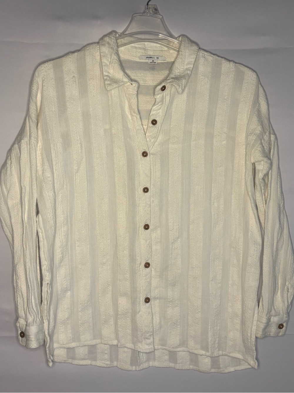 O'Neill Beachy Linen-Feel Button Down